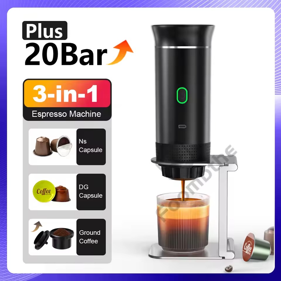 Drahtlose elektrische tragbare Espressomaschine